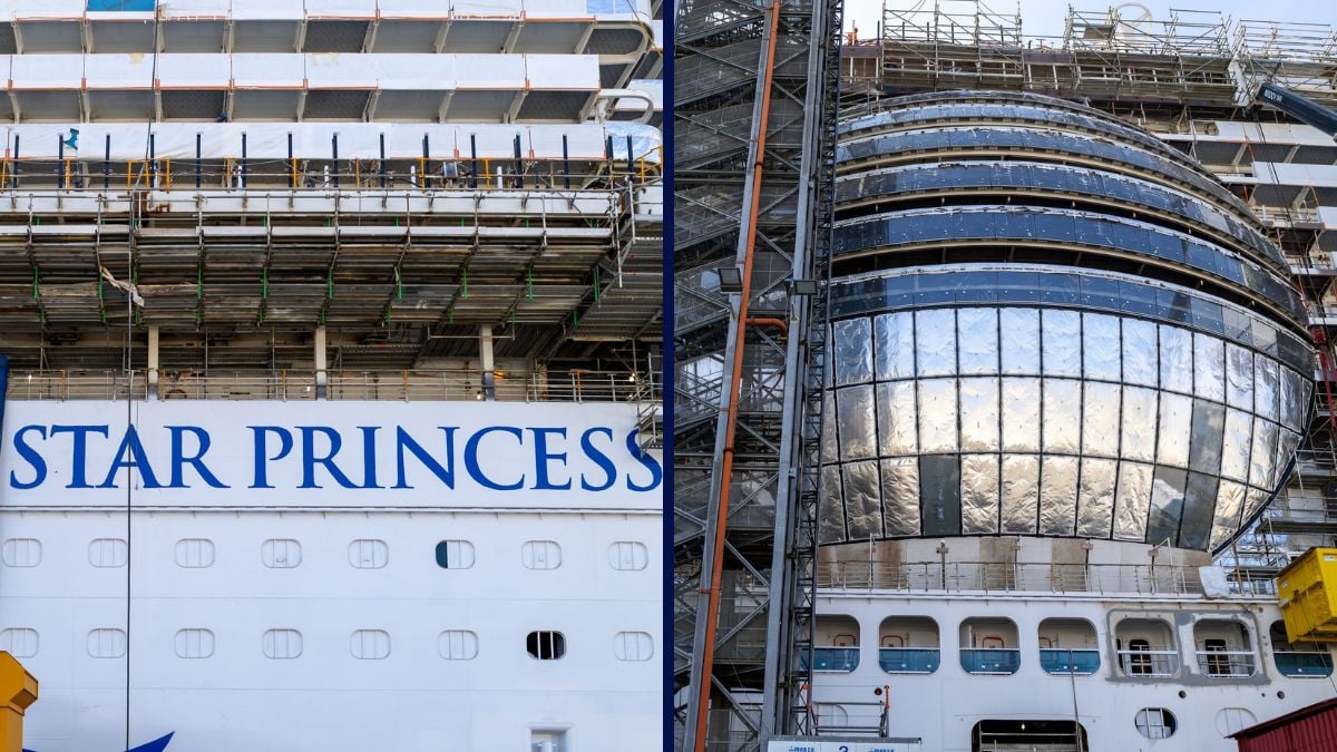 Construction Photos of Star Princess