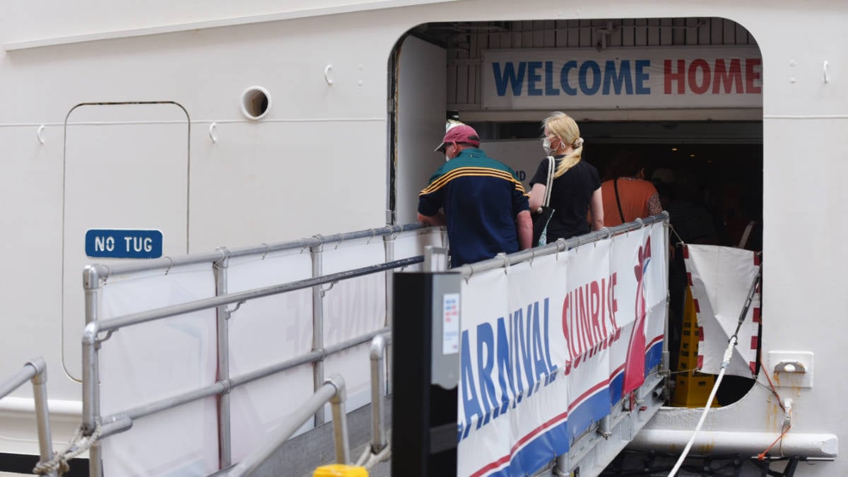 Carnival Sunrise Gangway