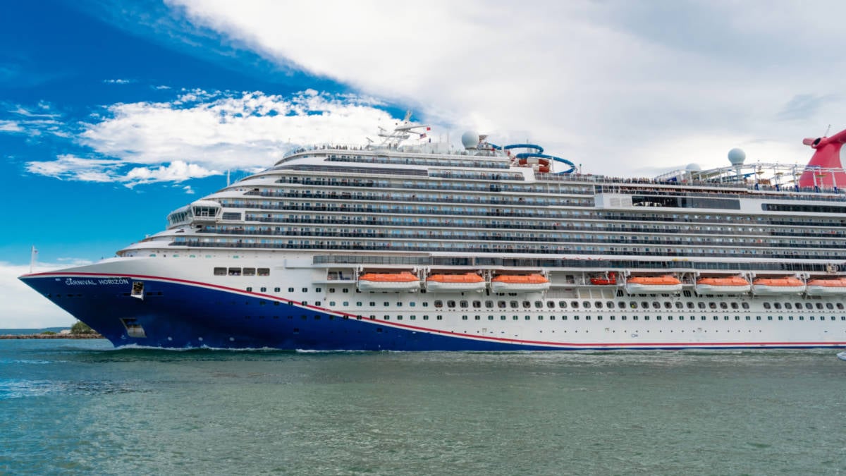 Carnival Horizon Departing Miami
