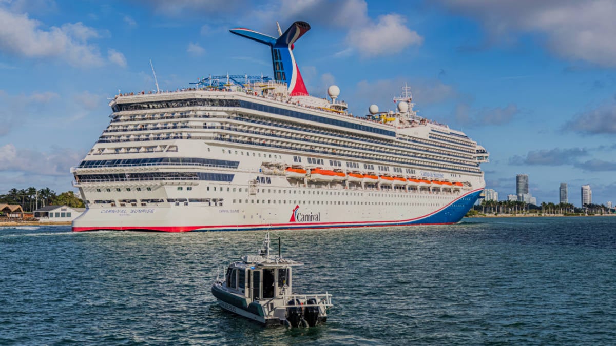 Carnival Sunrise in Miami