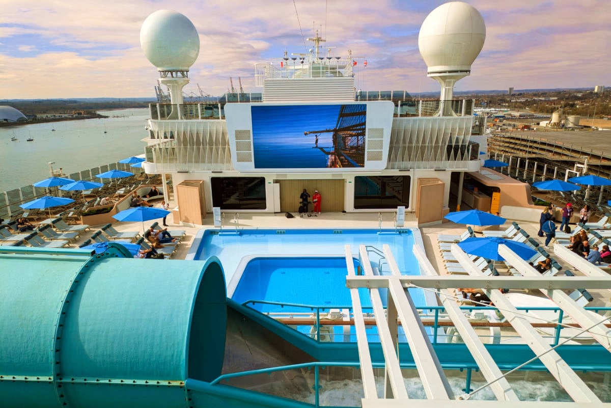 Norwegian Aqua Pool Deck View