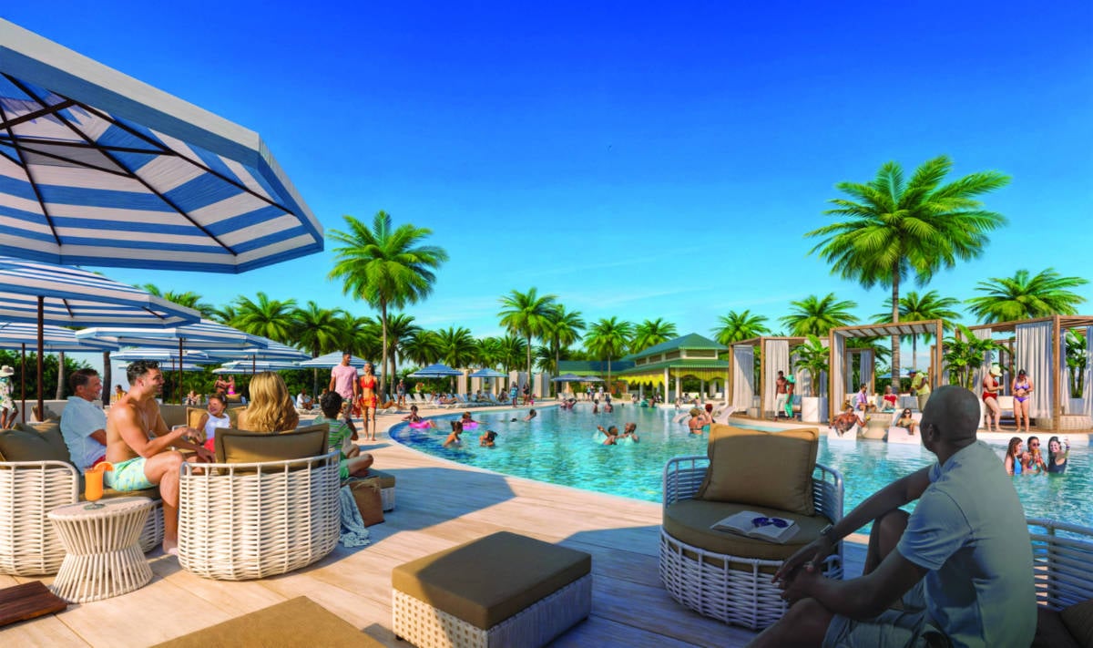 Isla Tropical Swim-Up Bar