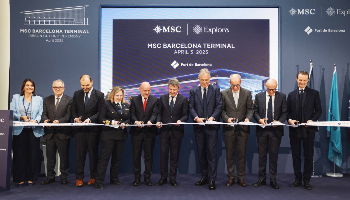 Opening Ceremony of MSC Barcelona Terminal