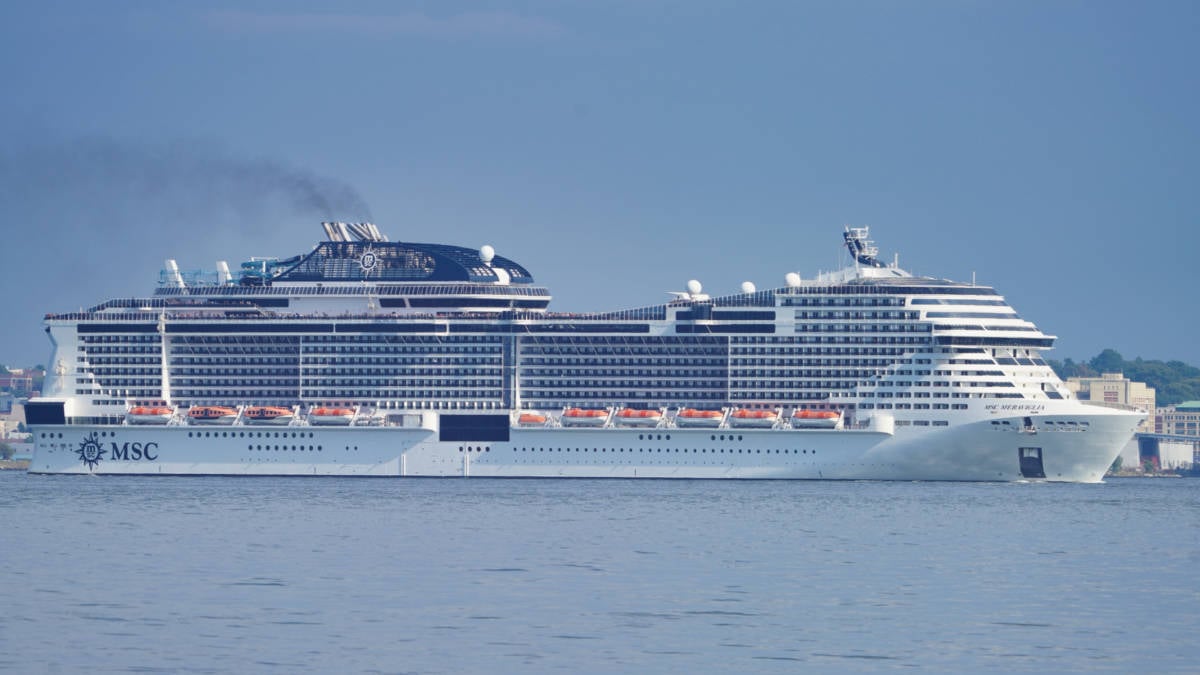 MSC Meraviglia Cruise Ship in New York