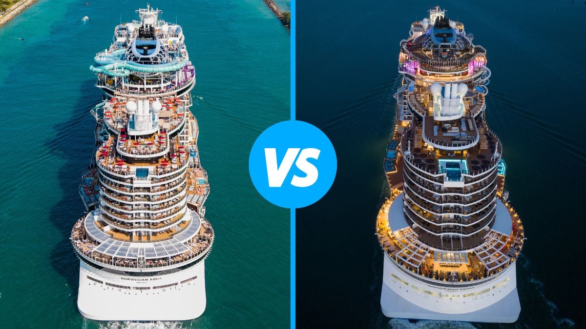 Norwegian Aqua and Norwegian Prima Ships