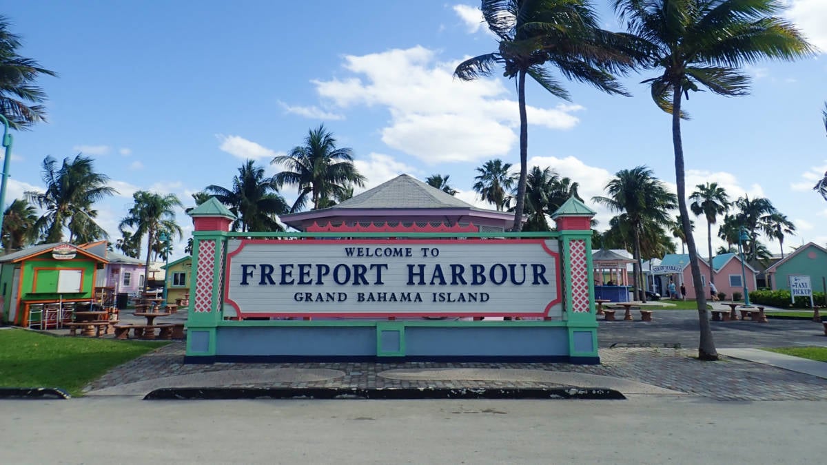 Freeport Welcome Sign