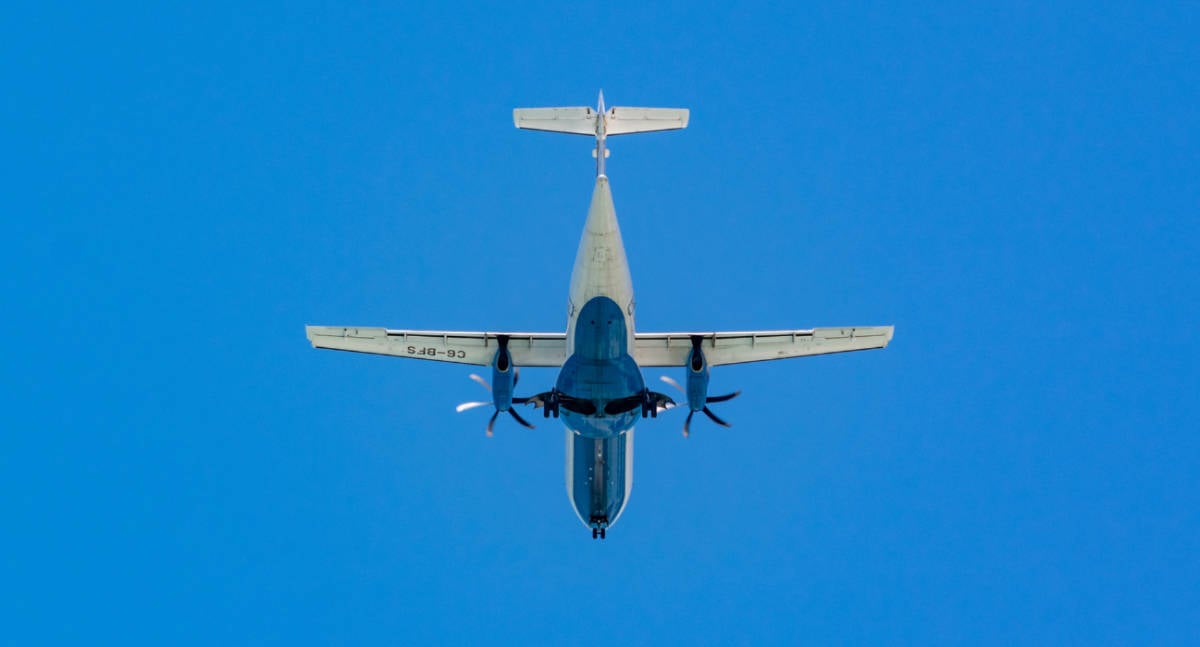 Bahamasair Flight Approaching Grand Bahama Airport