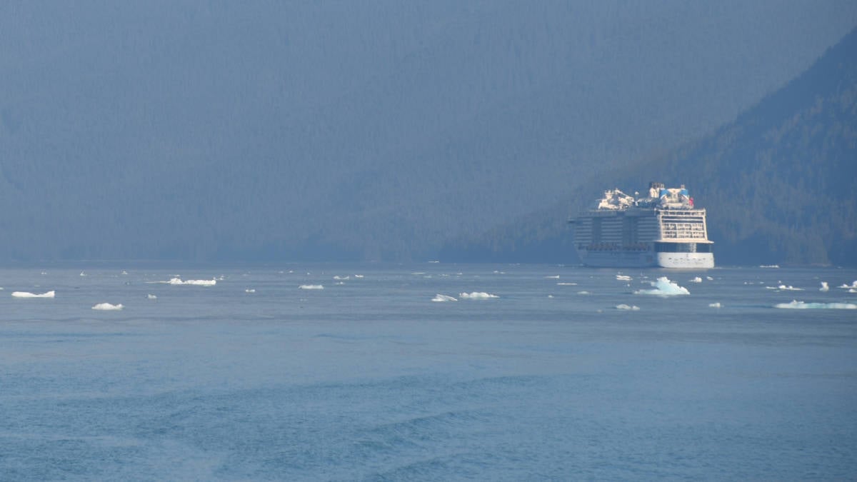 Royal Caribbean Near Juneau, Alaska