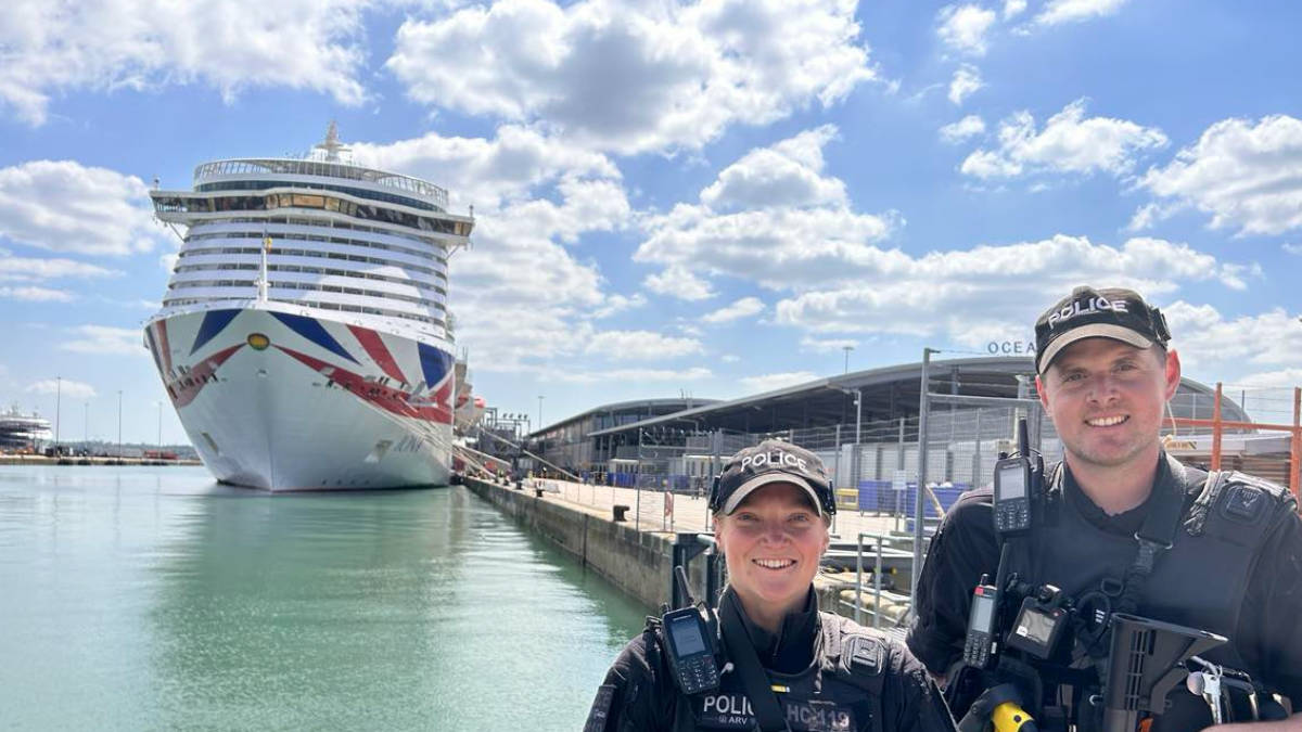 Police at Port of Southampton