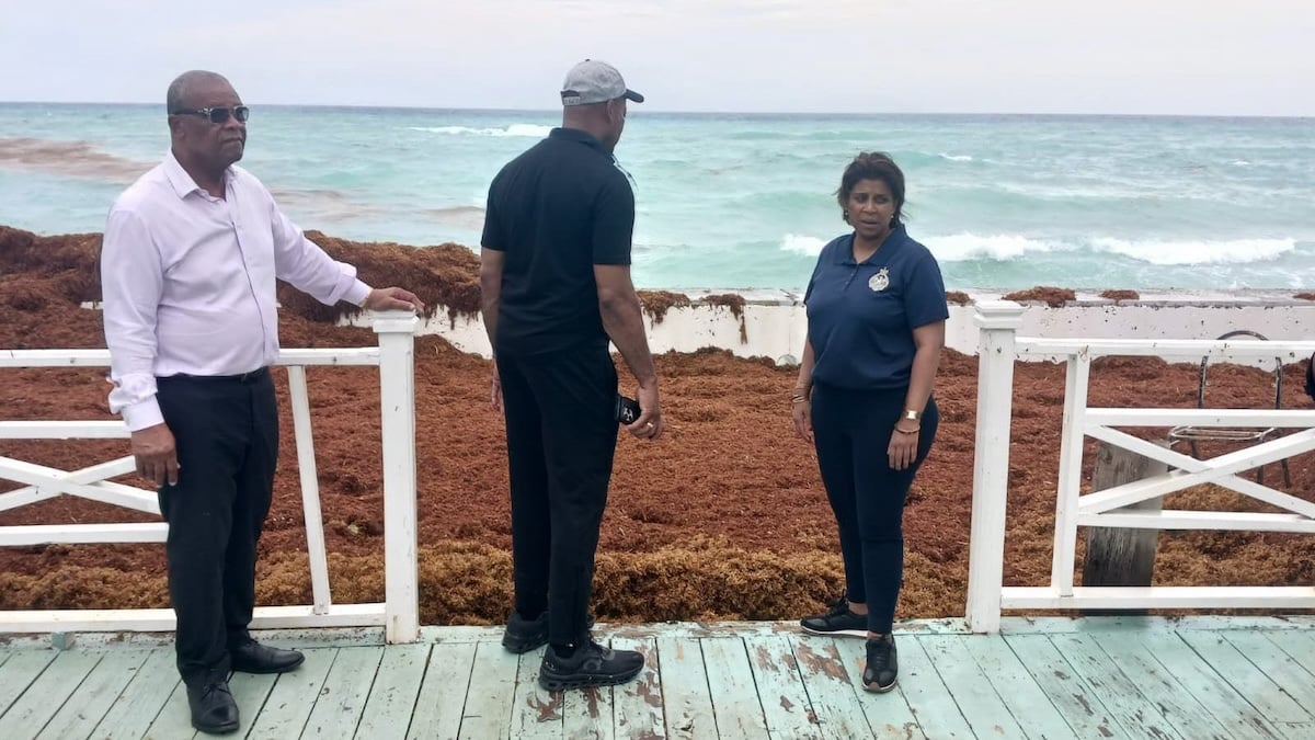 Hurricane Erin storm damage in Turks & Caicos