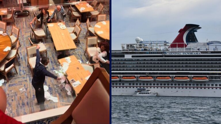 Carnival Panorama Hit by Sudden Storm, Ship Tilts in Gulf of California