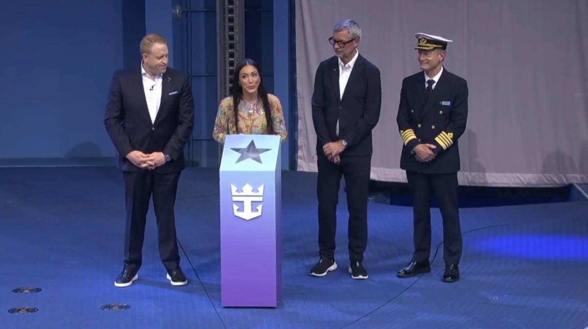 Star of the Seas Naming Ceremony