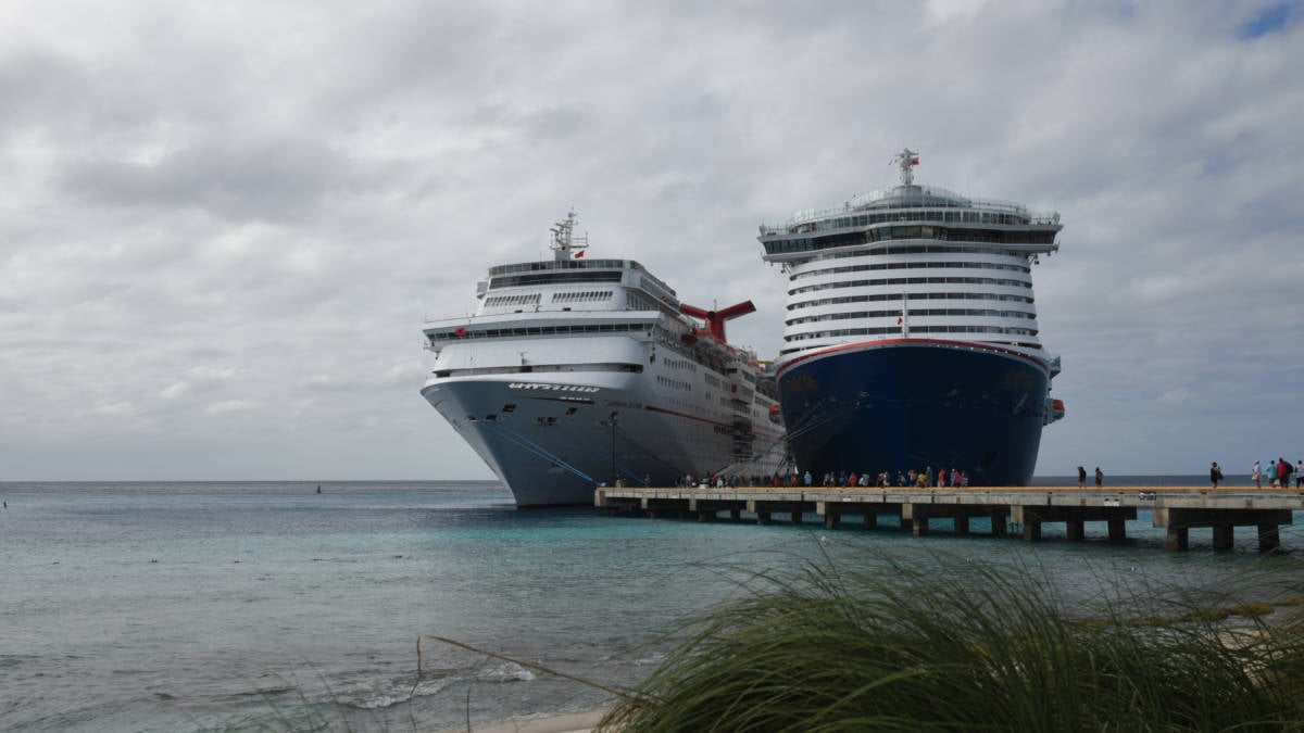 Carnival Cruise Ships Docked in Grand Turk
