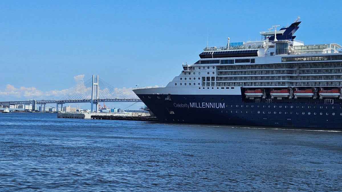 Celebrity Millennium Cruise Ship in Japan