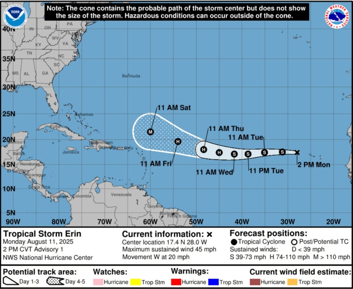 Tropical Storm Erin