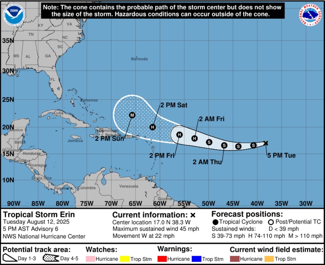Tropical Storm Erin