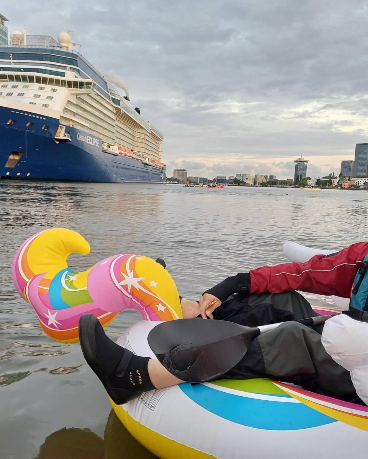 Protesters Block Celebrity Eclipse