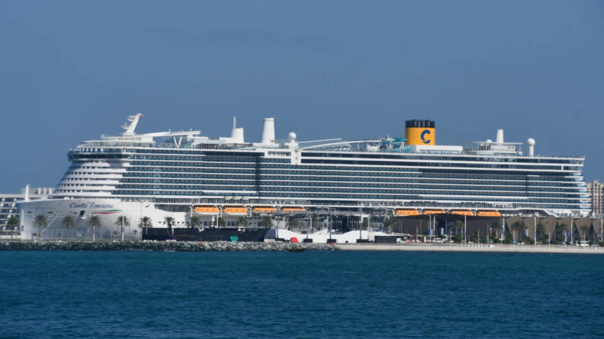 Costa Toscana Cruise Ship in the Middle East