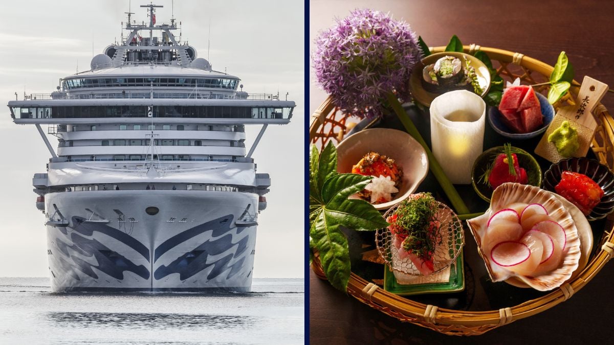 Makoto Ocean specialty sushi restaurant for Sapphire Princess and Diamond Princess