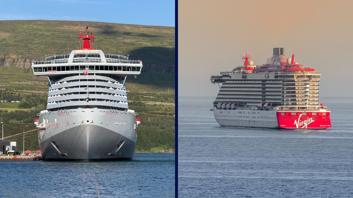 Scarlet Lady in Iceland and Brilliant Lady