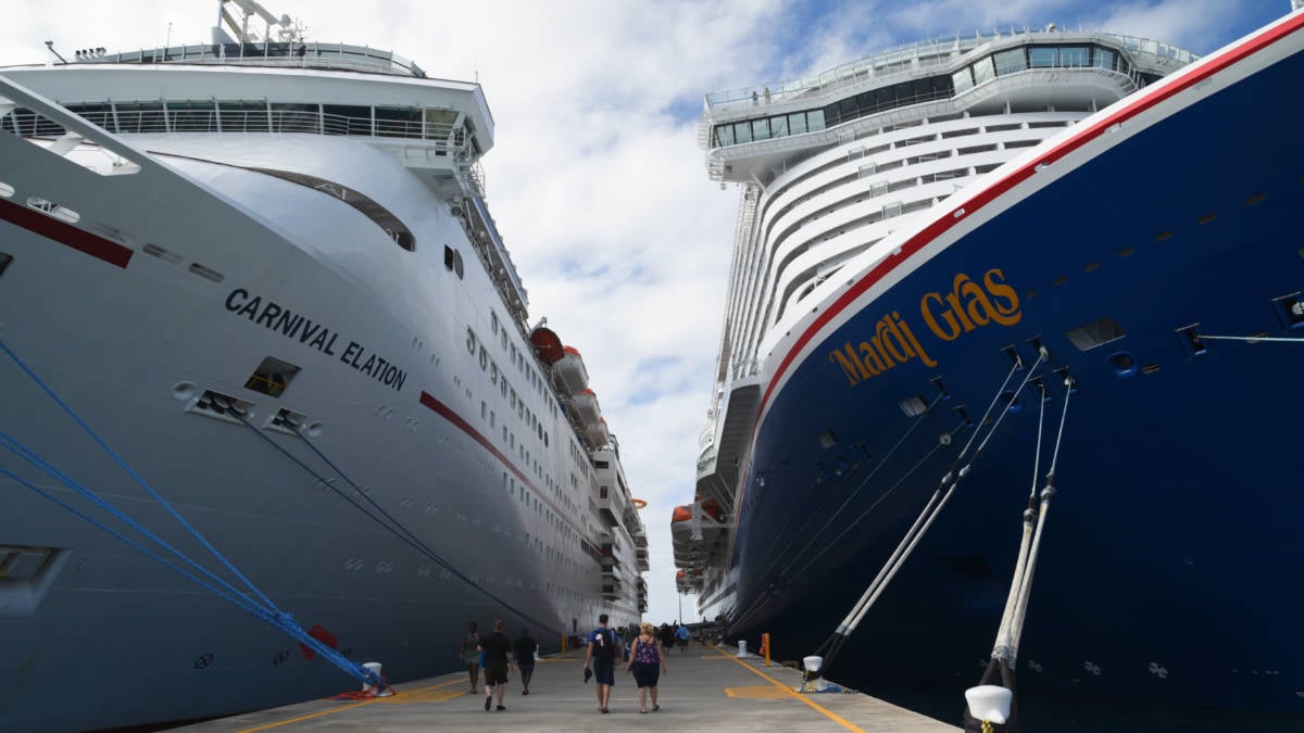 Old and New Carnival Cruise Ships
