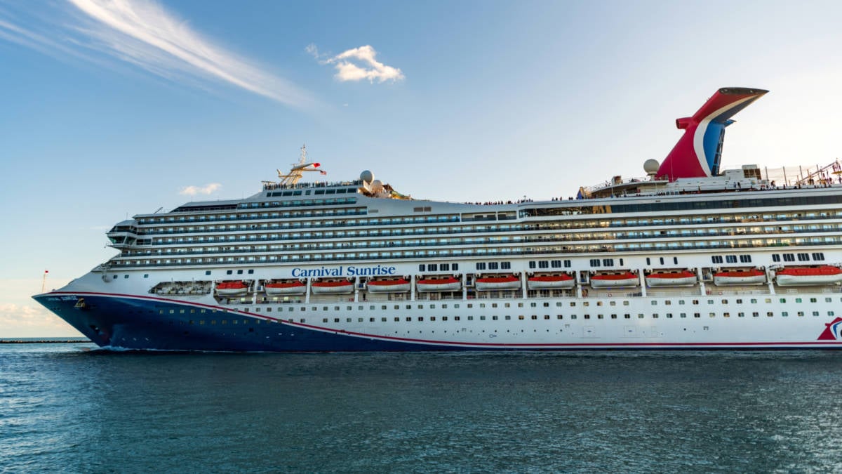Carnival Sunrise Cruise Ship