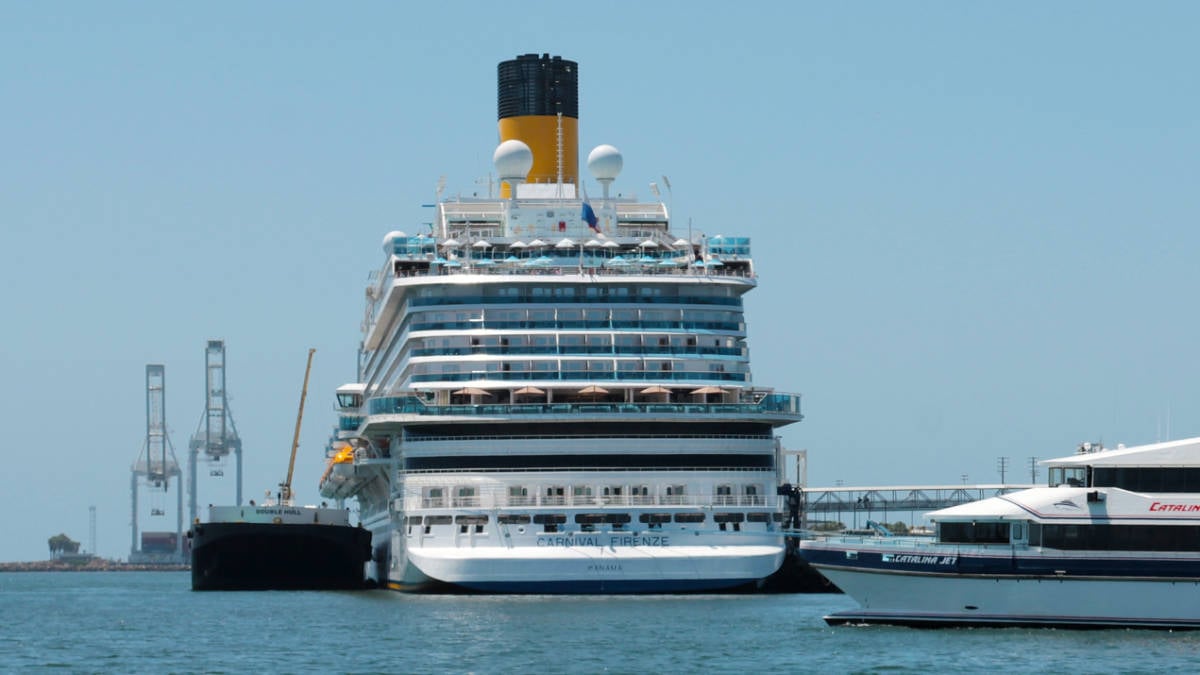 Carnival Firenze Cruise Ship in Long Beach