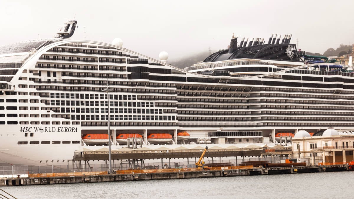 MSC World Europa in Italy
