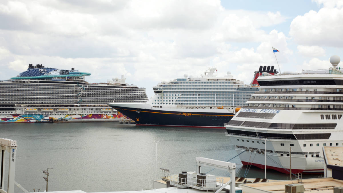 Cruise Ships in Port Canaveral
