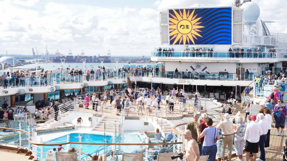 Princess Cruises Open Deck