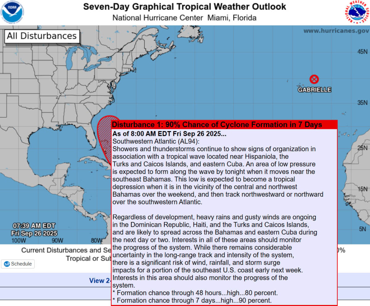 Developing Storm