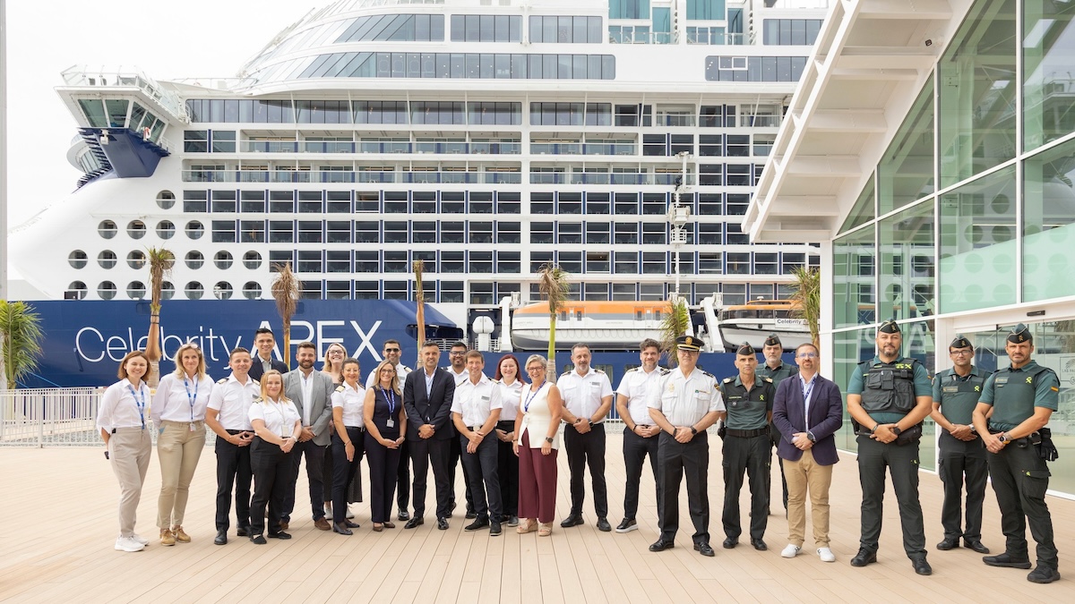 Celebrity Apex at new Las Palmas Cruise Port terminal