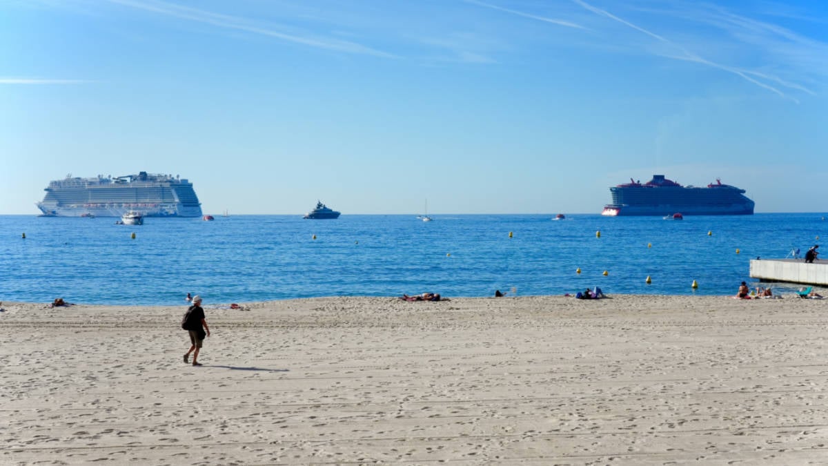 Cruise Ships in Cannes, France