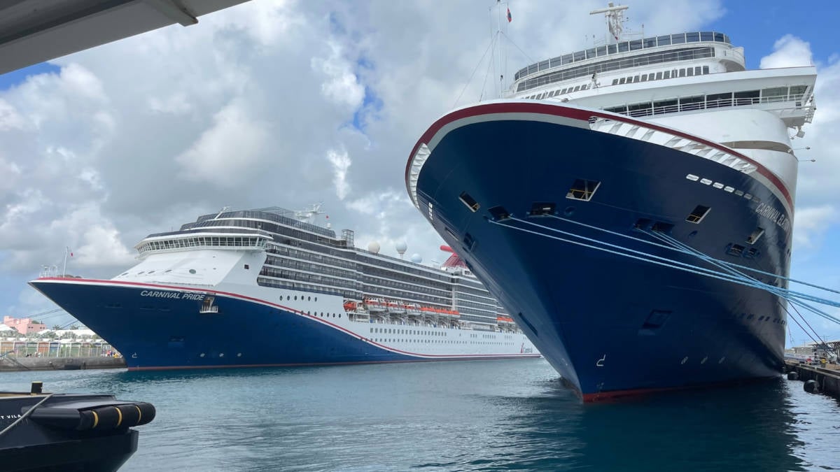 Two Different Carnival Ship Class Ships