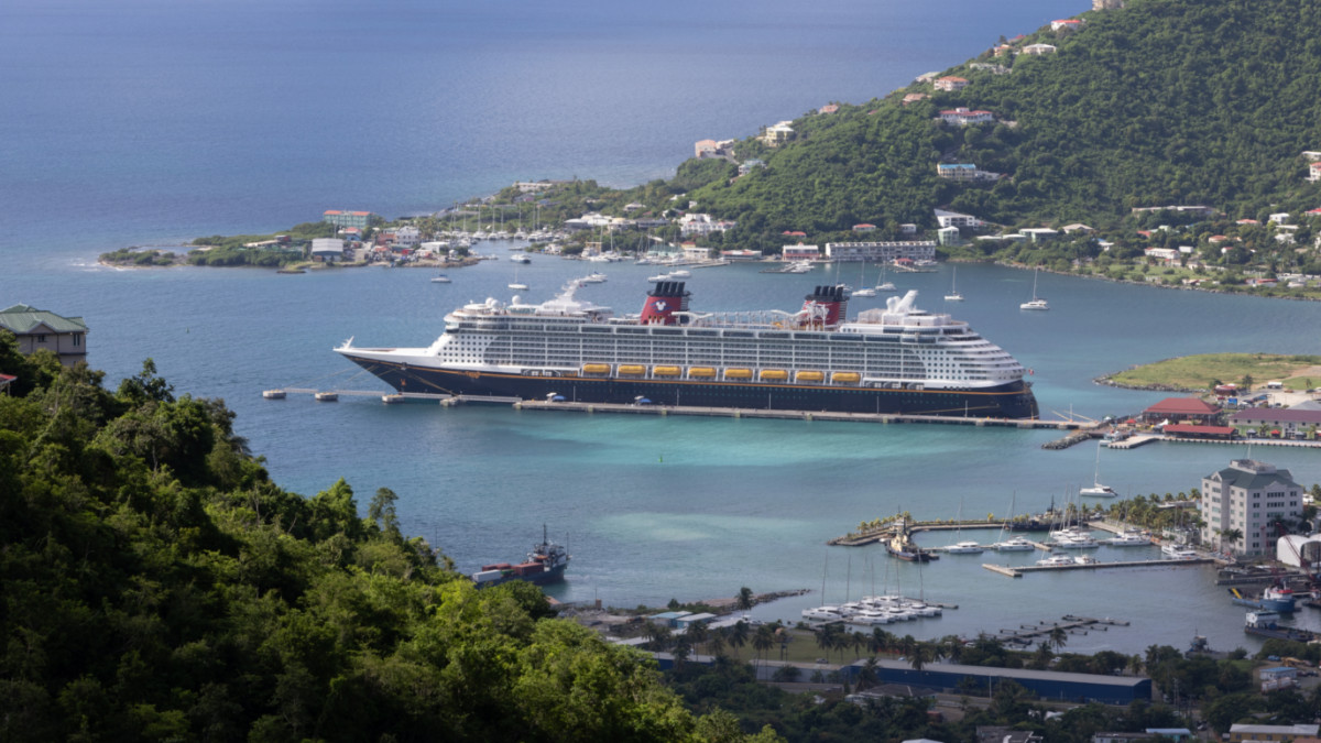 Disney Ship in Tortola
