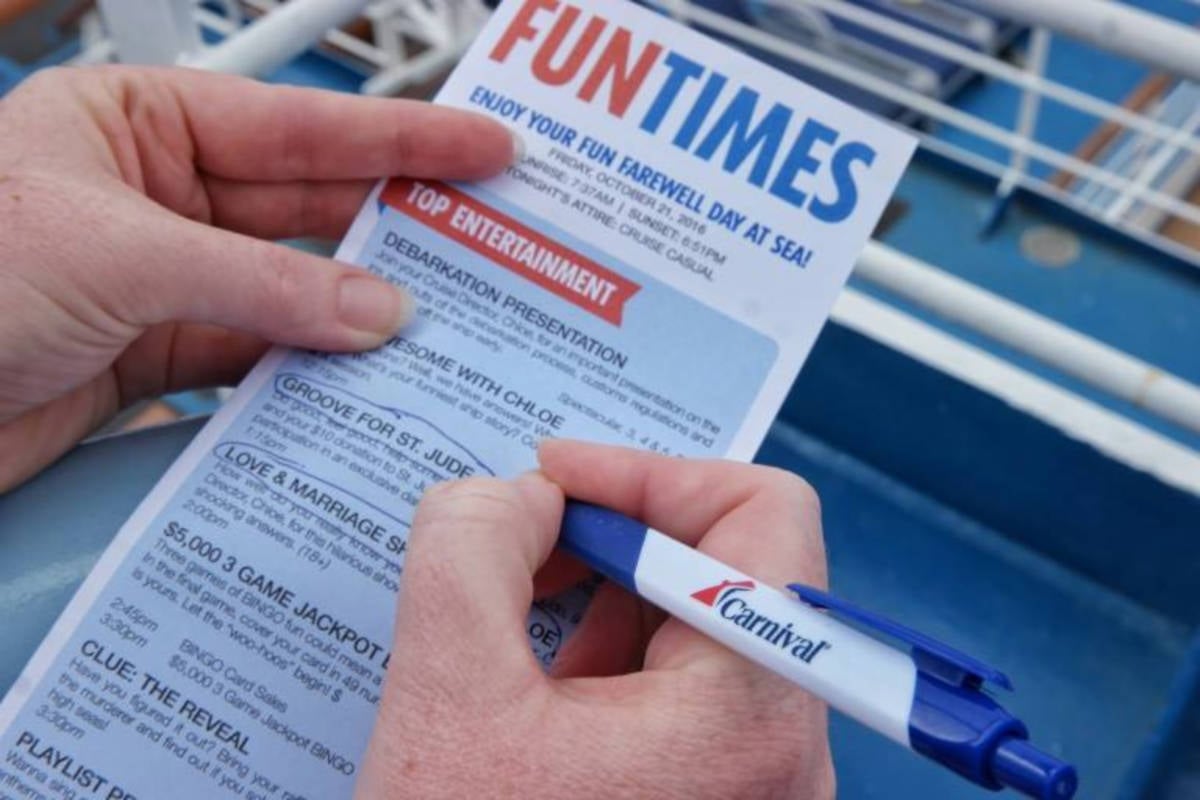 Carnival Cruise Line FunTimes