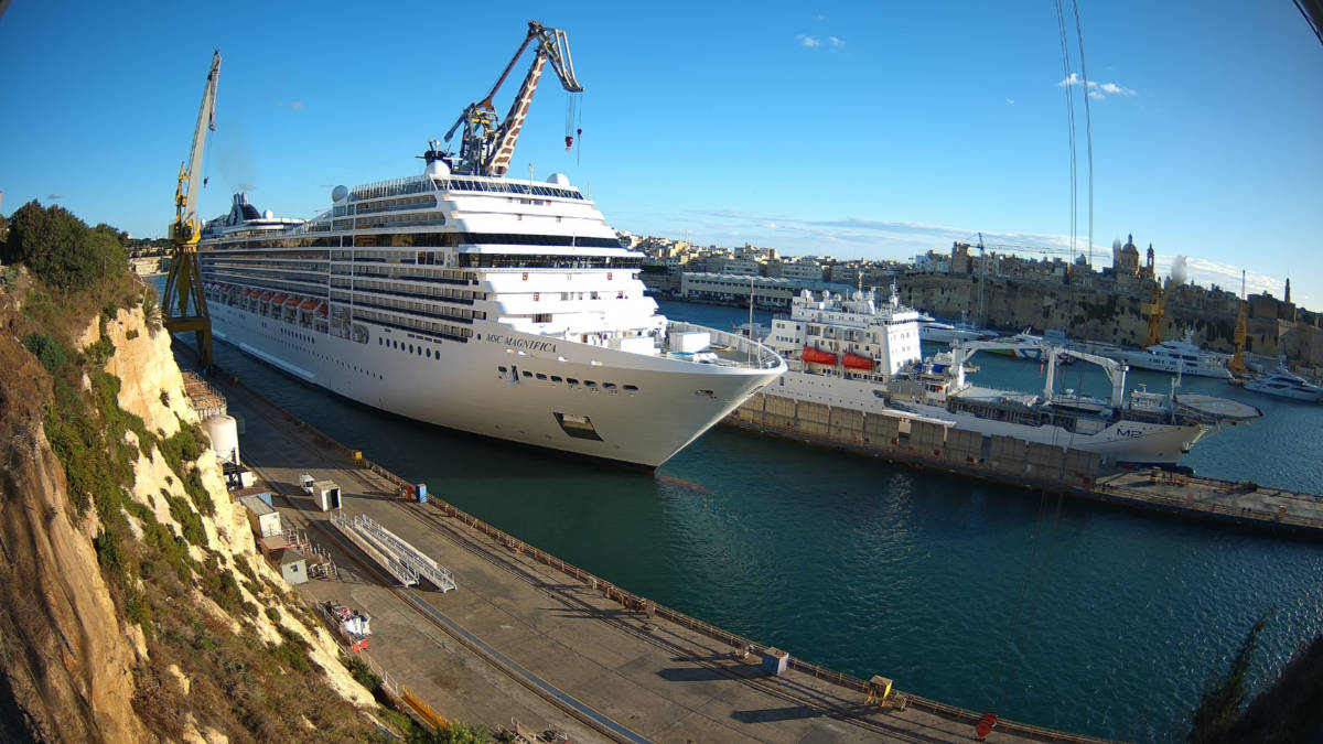 MSC Magnifica Dry Dock