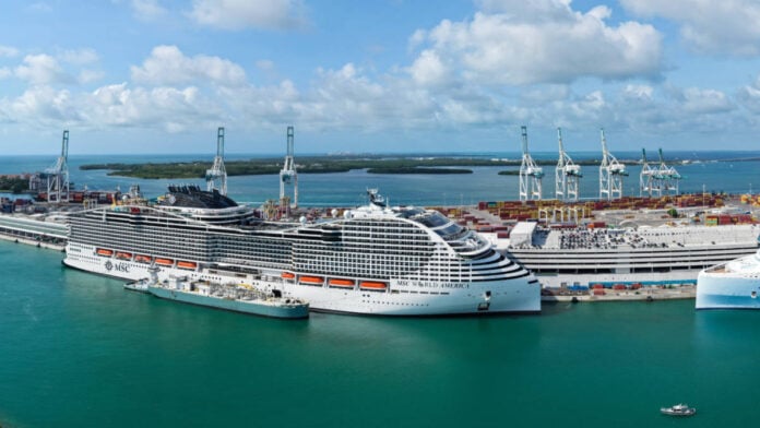 MSC Cruise Ship in Miami