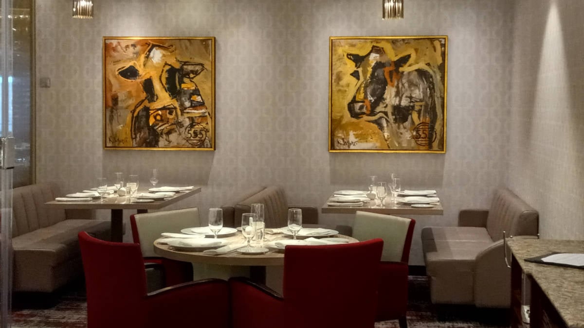 Carnival's Fahrenheit 555 Steakhouse