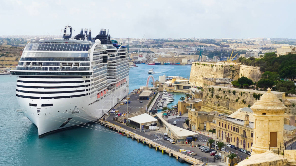 MSC World Europa in Valletta