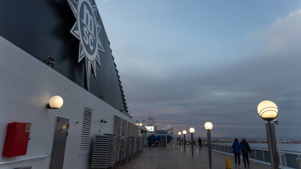 MSC Poesia Open Deck
