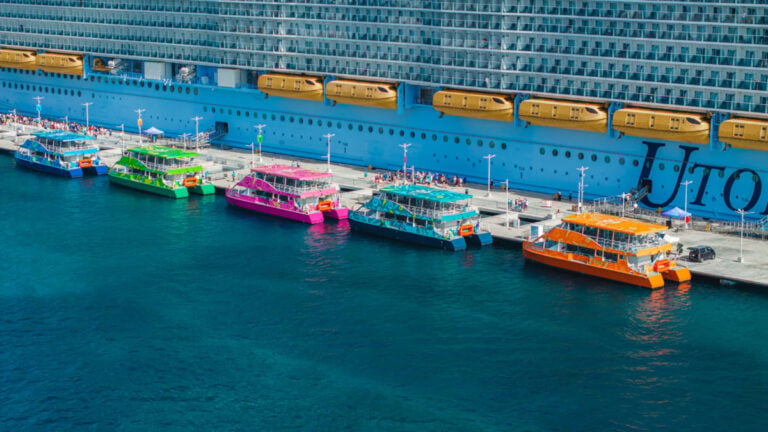 Royal Caribbean Unveils Tropical Ferries for First Royal Beach Club