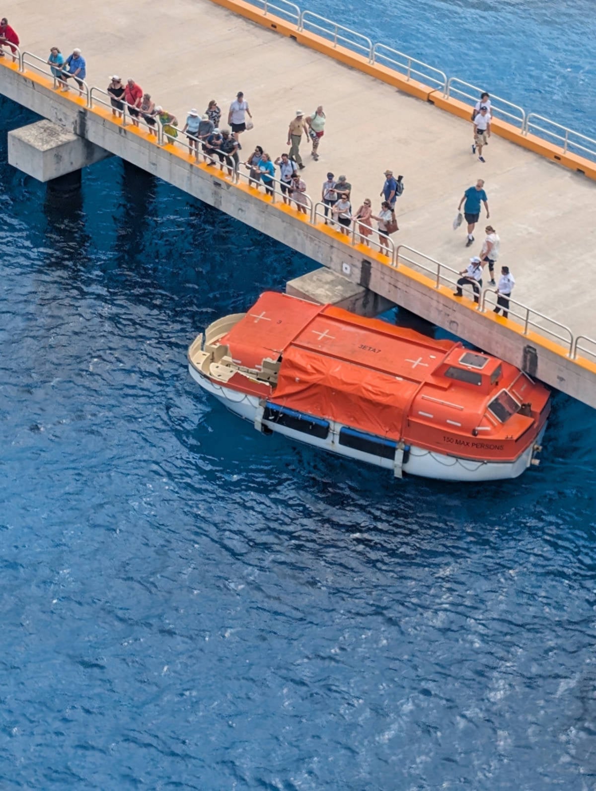 Damaged Carnival Dream Lifeboat