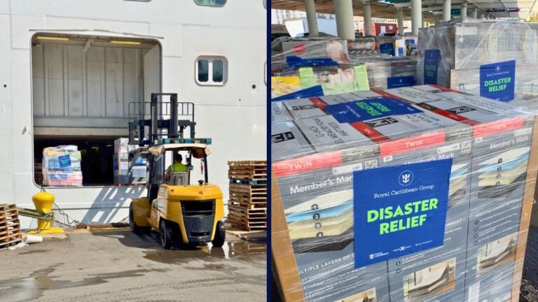 First Royal Caribbean Ship Delivers Relief Supplies to Jamaica