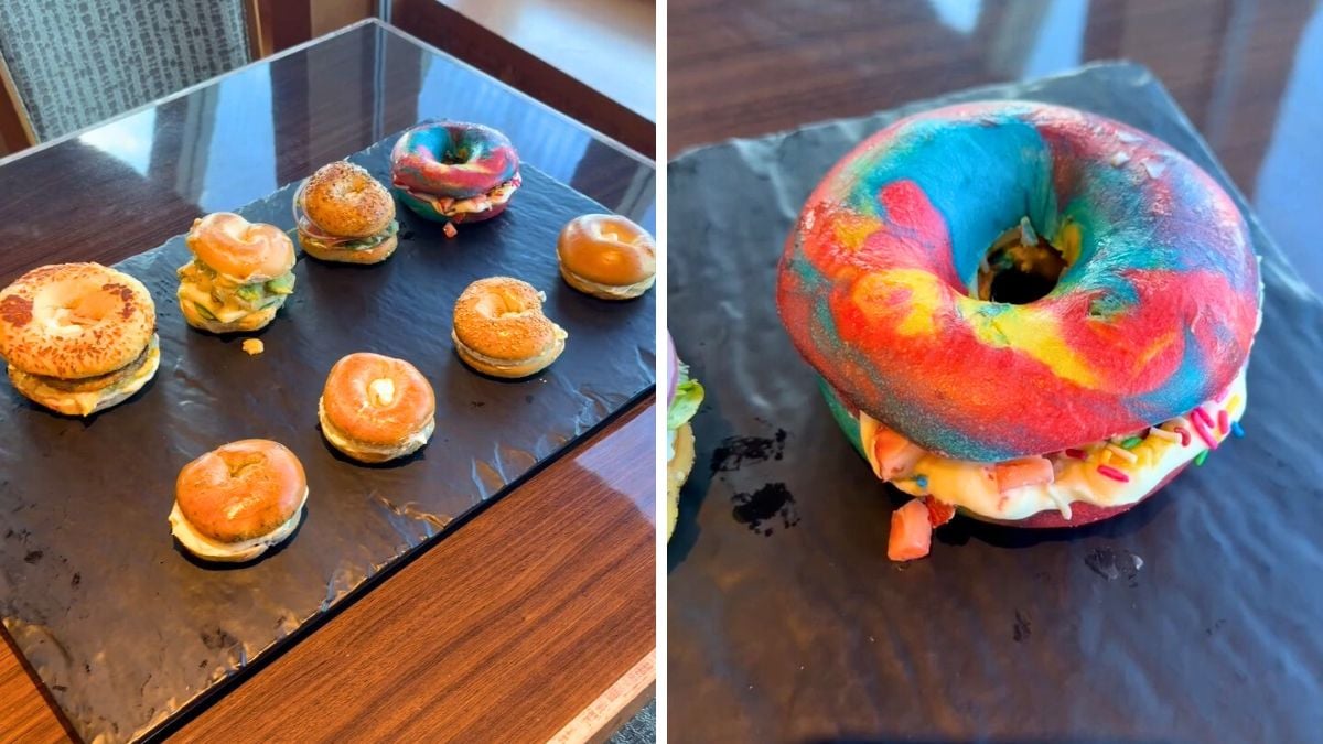 Carnival's Bagels at Sea Breakfast Option