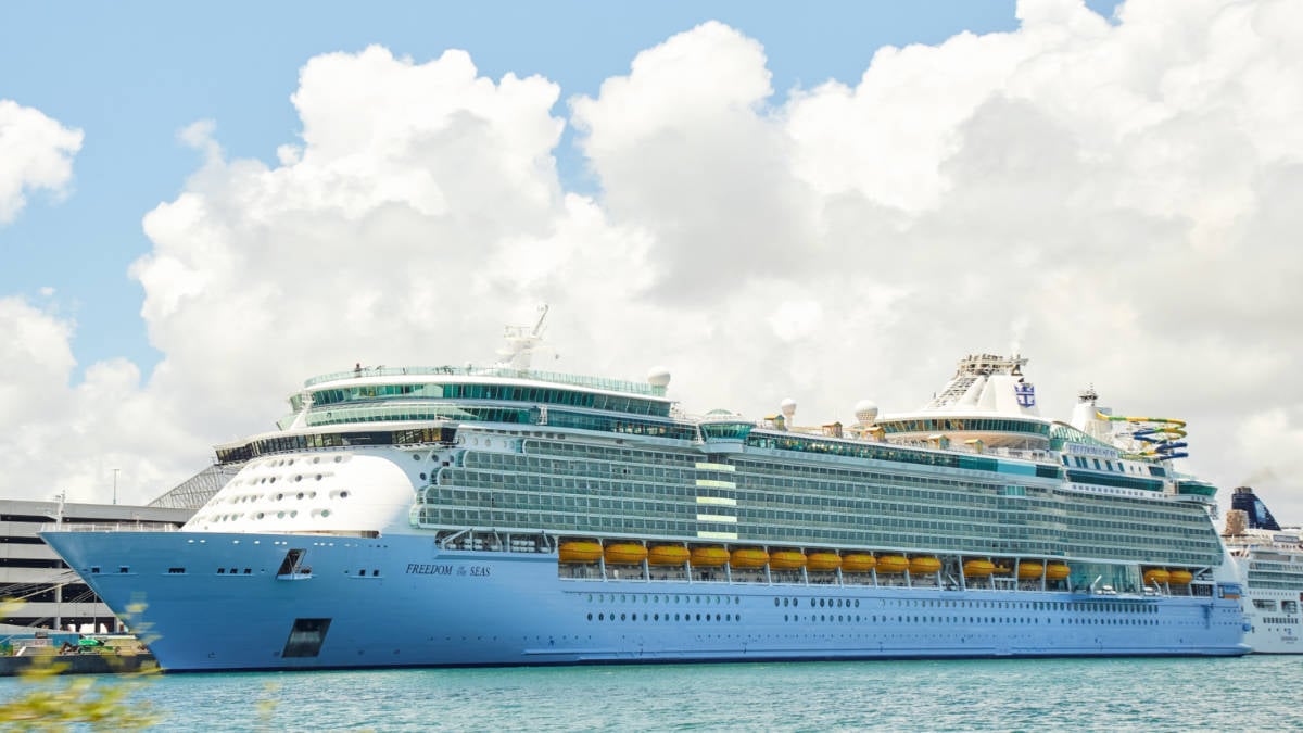 Freedom of the Seas Docked in Miami