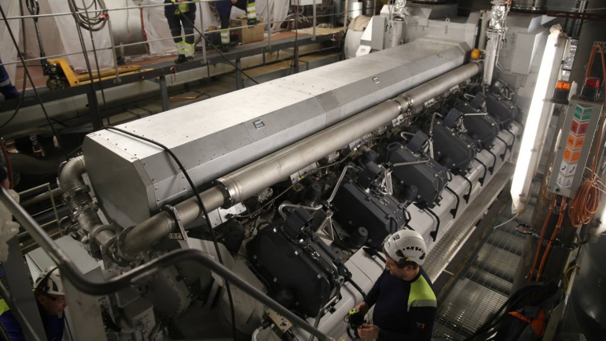 Royal Caribbean's Massive New MegaShip Fires Up Its First Engine