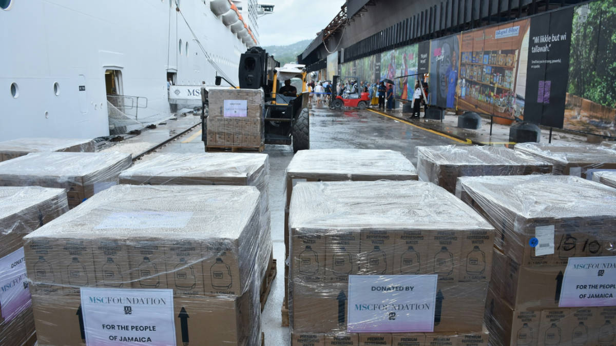 MSC Aid Supplies for Jamaica