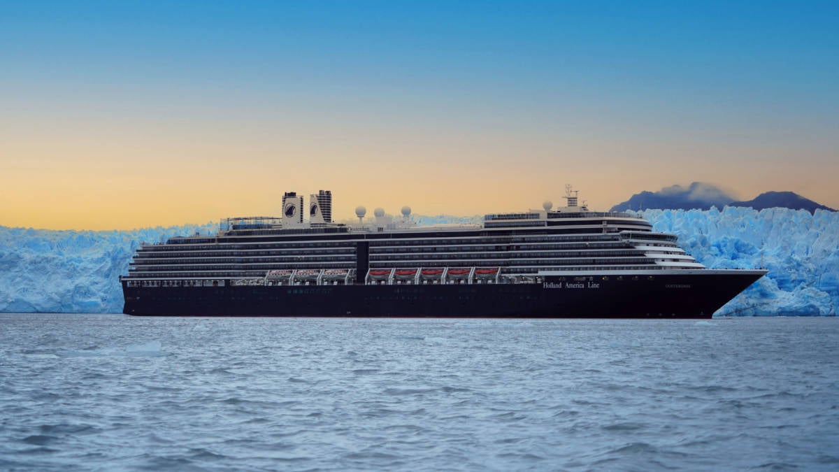 Holland America's Oosterdam Passing XI Glacier