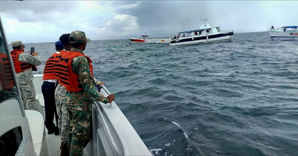 Sinking Catamaran Boat